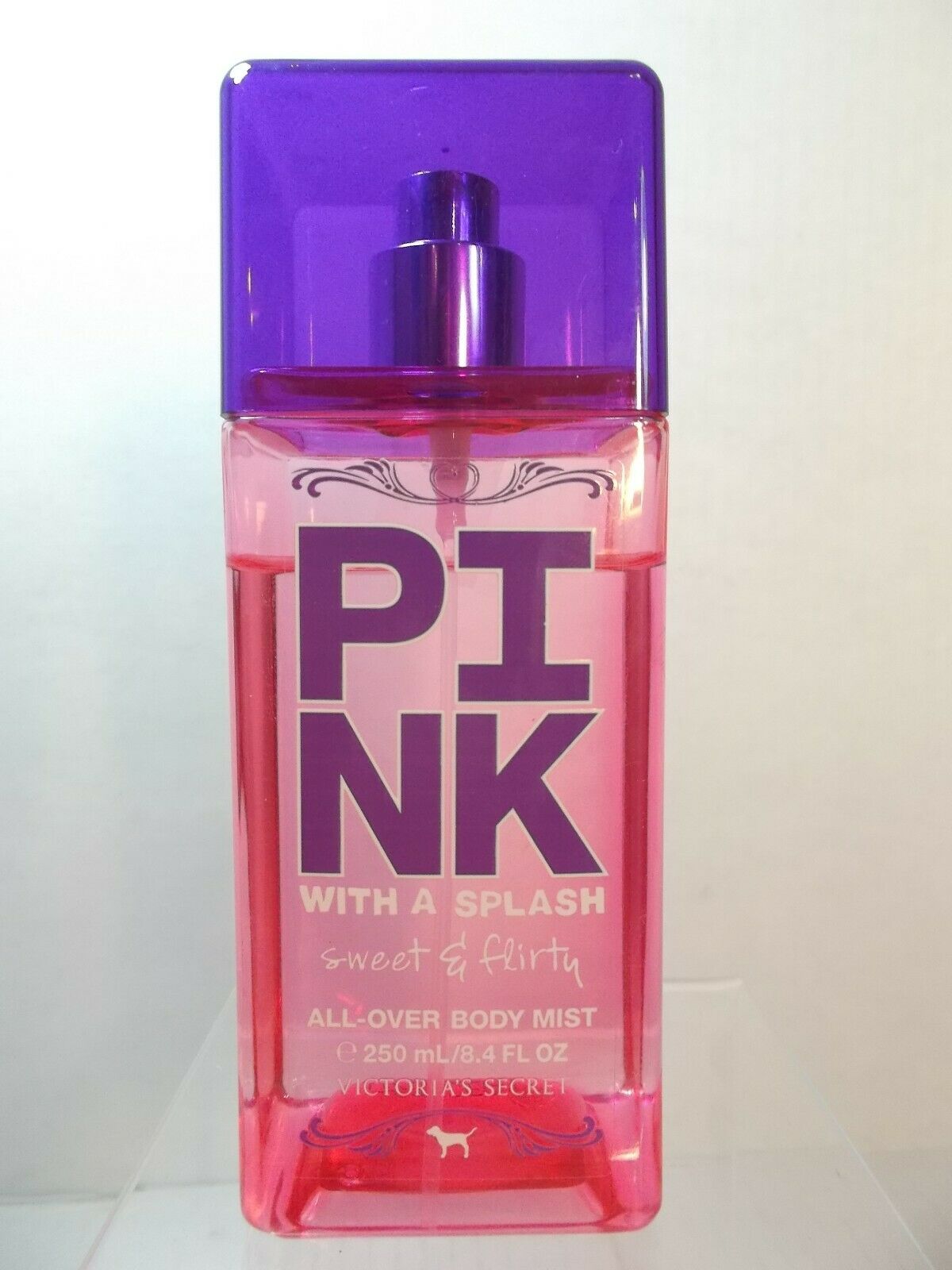 Victorias Secret Pink W A Splash Fragrance Mist Spray Sweet And Flirty 84oz 92 