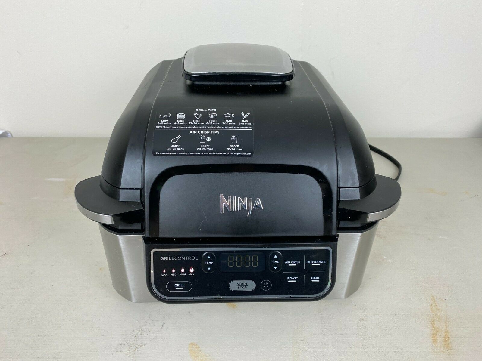 Ninja Foodi 5 In 1 Indoor Grill 4 Quart Air Fryer Roast Bake Model Ag302